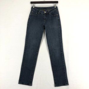 Jag Women's Size 4 Dark Wash Blue Cotton Blend Stretch Denim Skinny Jeans